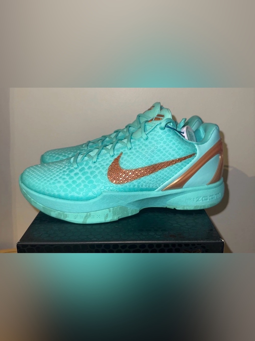 Size 12 - Kobe VI 6 Protro Jalen Brunson Statue of Liberty NEW DS MVP